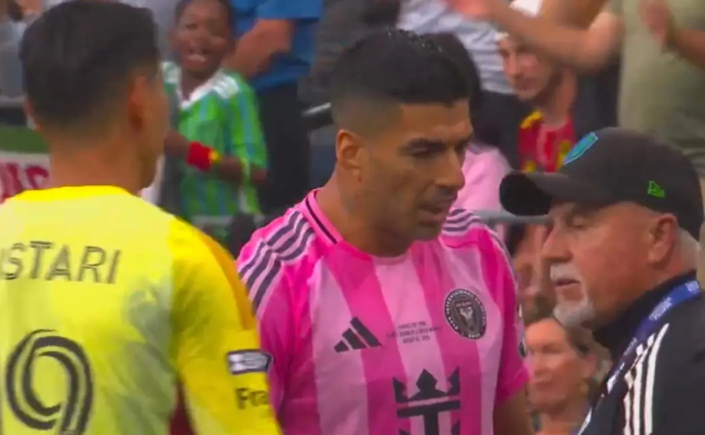 Suárez Spits at Seattle Staff Member, May Face Suspension as a Result