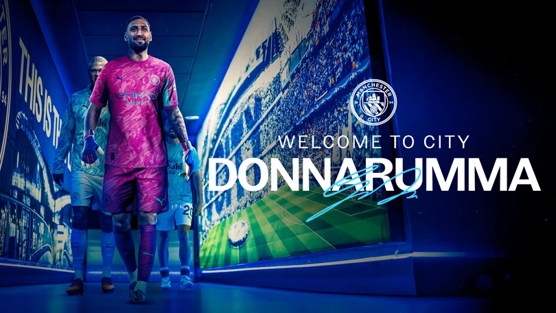 Official: Manchester City Signs PSG Goalkeeper Gianluigi Donnarumma for €35M Fixed Fee