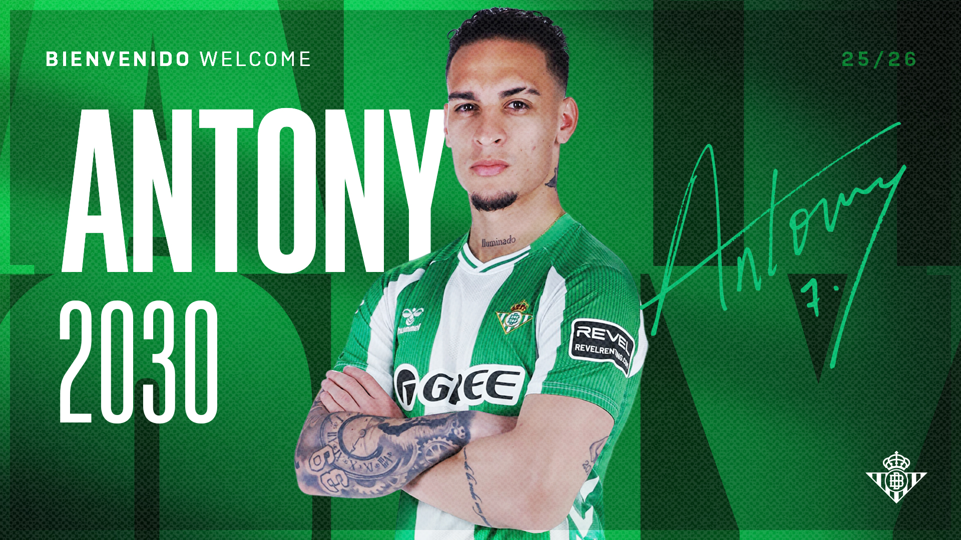 Real Betis Official: Manchester United Winger Antony Joins for €25M + 50% Sell-On Clause
