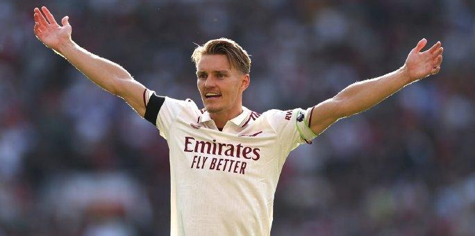 English Premier League, Arsenal, Odegaard, camel live