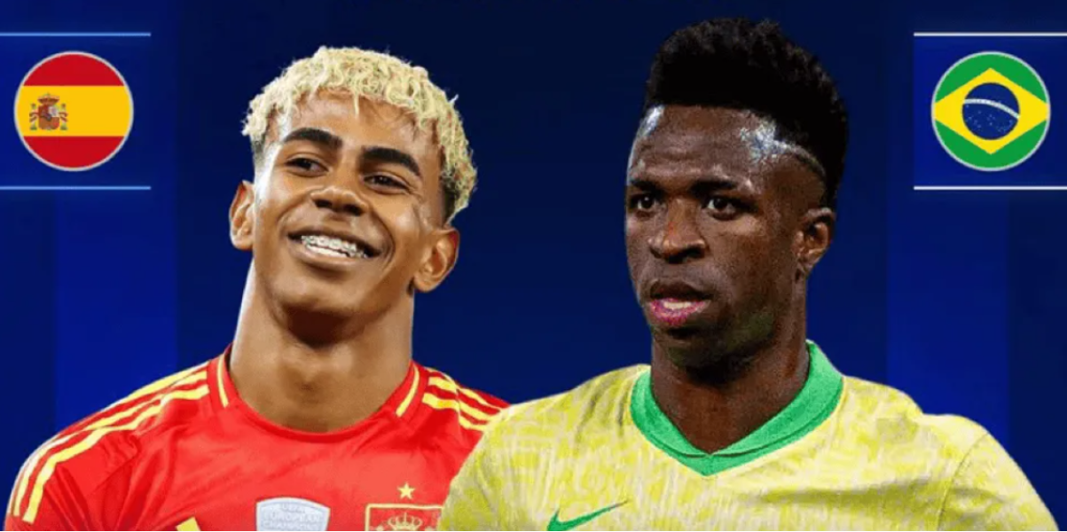البرازيل، إسبانيا، يامال، فينيسيوس، بث مباشر للإبل