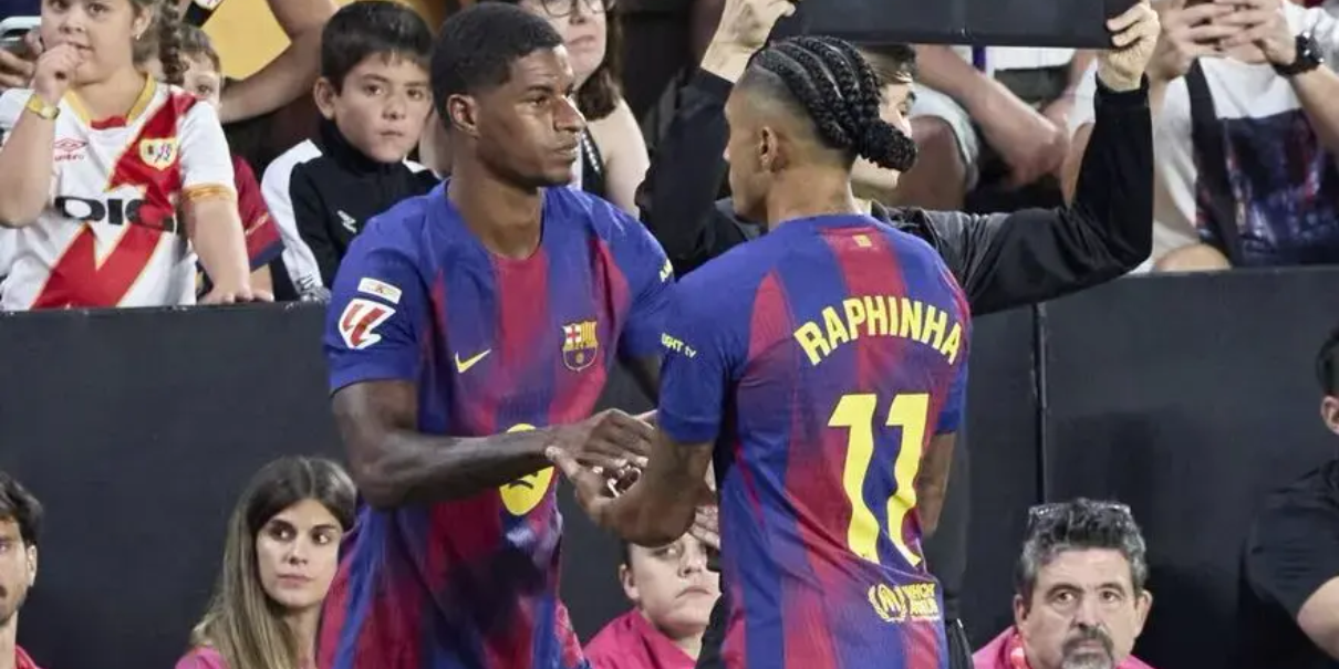 Rashford,Raphinha, Flick,Barcelona,La Liga