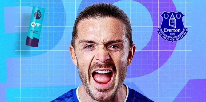 English Premier League, Everton, Grealish, camel live