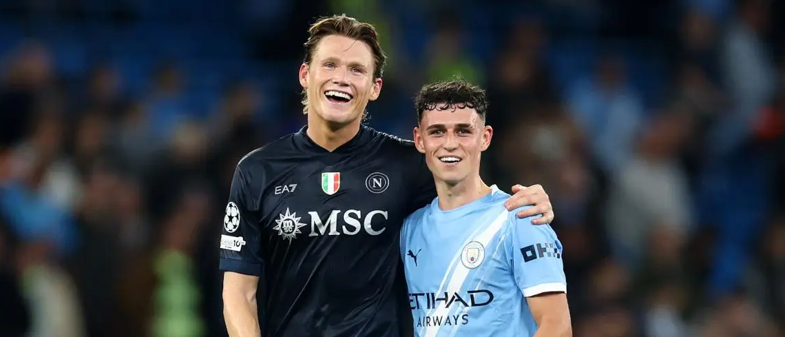 UEFA Champions League, Manchester City, Napoli, McTominay, camel live