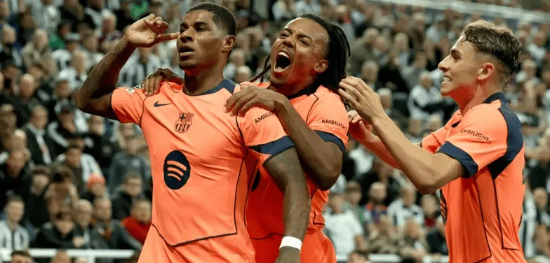 FC Barcelona, Newcastle United, UEFA Champions League, Rashford, camel live