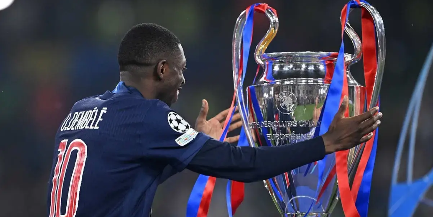 Ballon d'Or,Dembélé,Paris Saint-Germain,treble winners