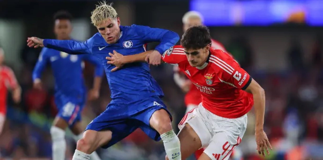 Garnacho,Manchester United,Chelsea, Benfica,Champions League