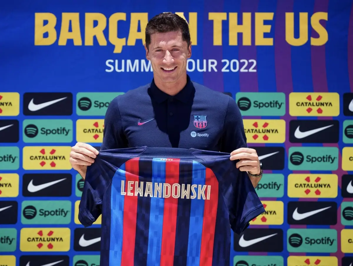FC Barcelona, Spanish La Liga, Lewandowski, camel live