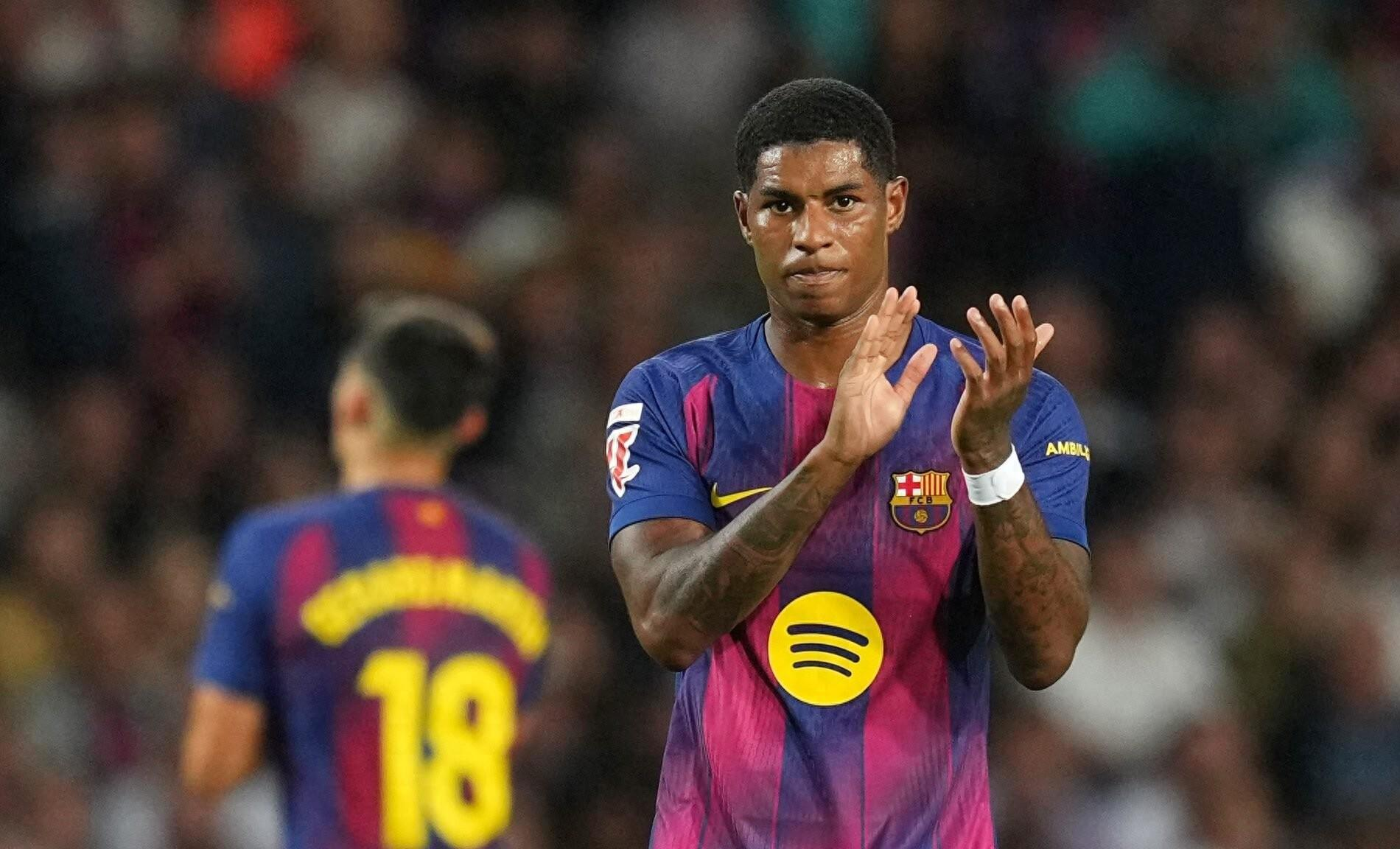 Barcelona, Rashford, Man United, camel live