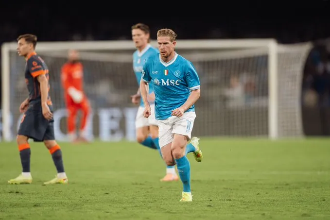 Napoli Official: De Bruyne Suffers Severe Strain of Right Thigh Biceps Femoris; To Be Sidelined for 3 Months