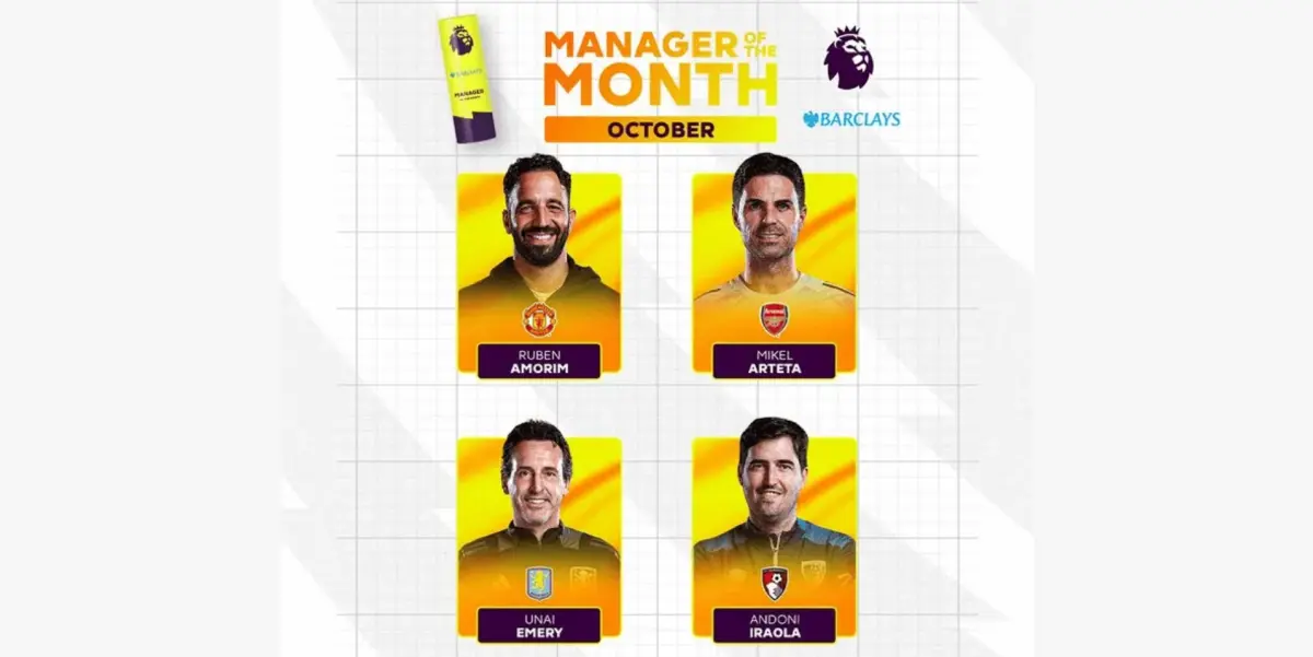 Premier League,Amorim, Arteta, Ilaix Moriba, Emery,Manager