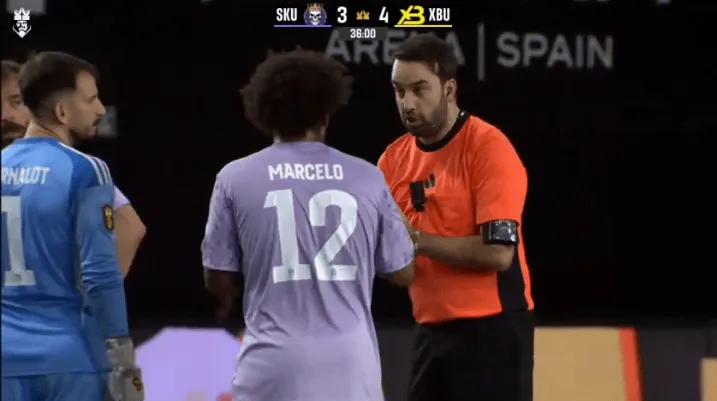 Marcelo Suffers Back-to-Back Losses in King's League; Posts on X After the Game: "This Kind of Refereeing Always Happens in Barcelona"
