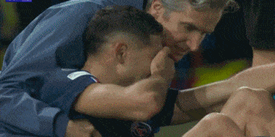 Tears on the Pitch! Achraf Hakimi Stretchered Off After Being Tackled from Behind by Dias; Referee Shows Red Card After VAR Review