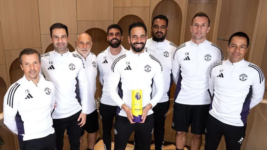 Guiding the Team to 3 Wins in 3 Games & Winning for the First Time, Official: Amorim Named Premier League Manager of the Month for October