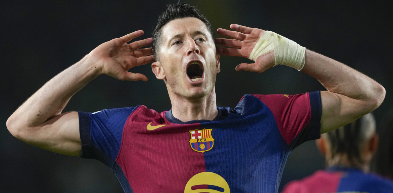 Lewandowski,La Liga,Barcelona,Real Madrid,hat trick