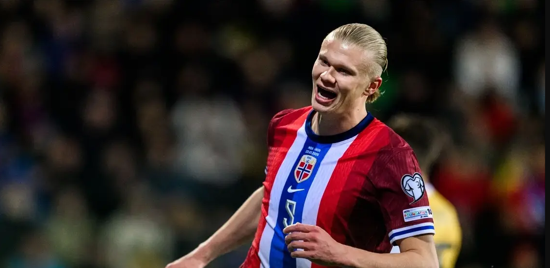 55 Goals in 48 Games! Haaland Equals Mbappé’s International Total, Which Took the Frenchman 94 Matches