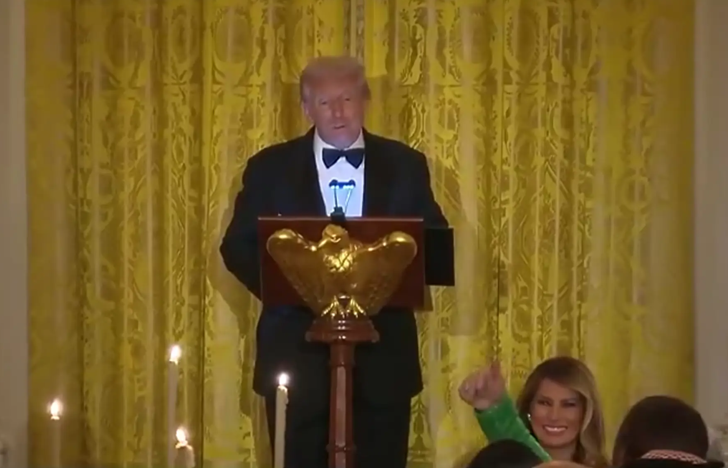 【Short Video】Donald Trump Introduces Cristiano Ronaldo at the Dinner: My Son Barron Is His Biggest Fan, Thank You for Coming