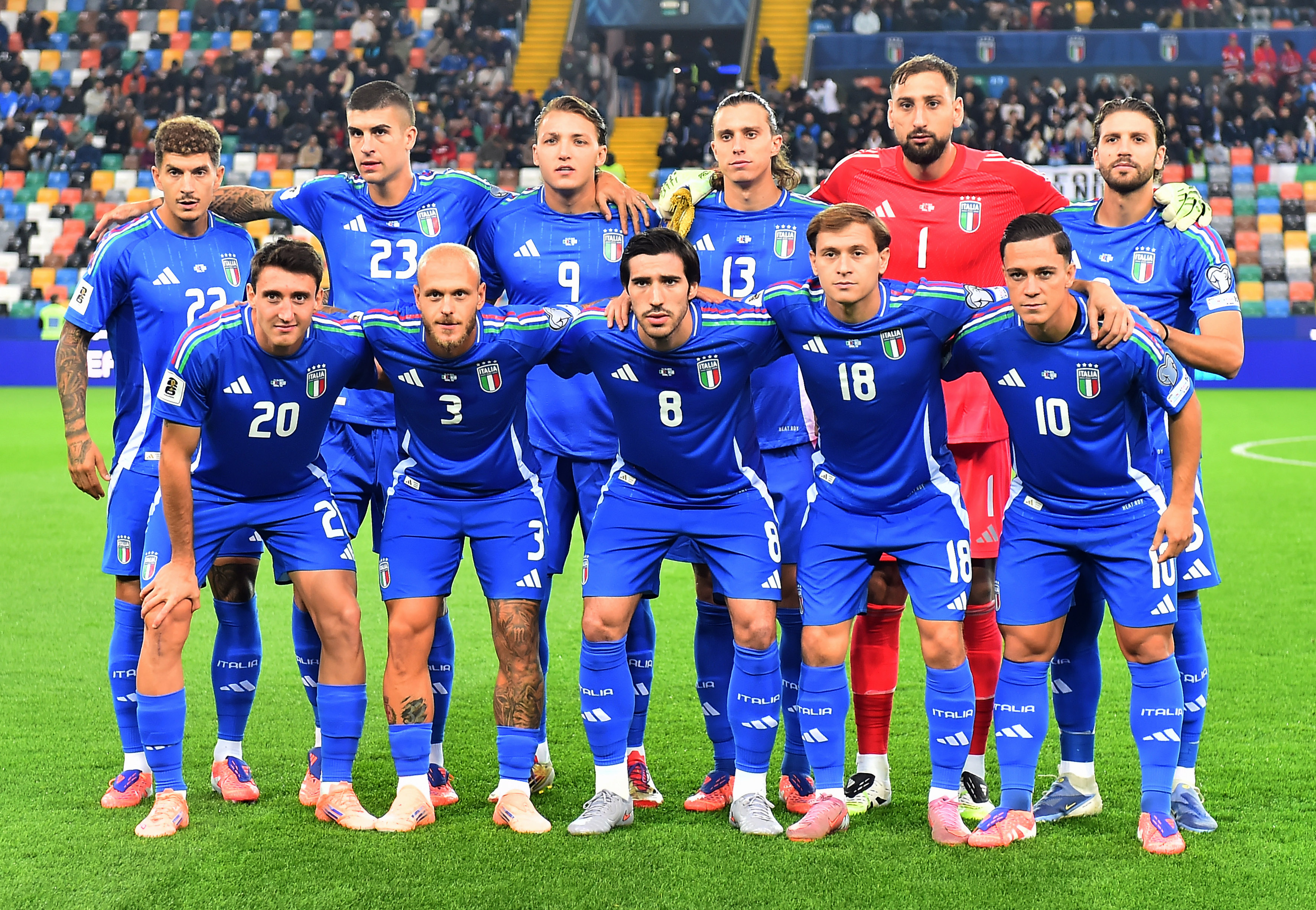 Dominant Record! Italy Unbeaten Against Northern Ireland for 67 Years – 7 Wins, 3 Draws in 11 Meetings