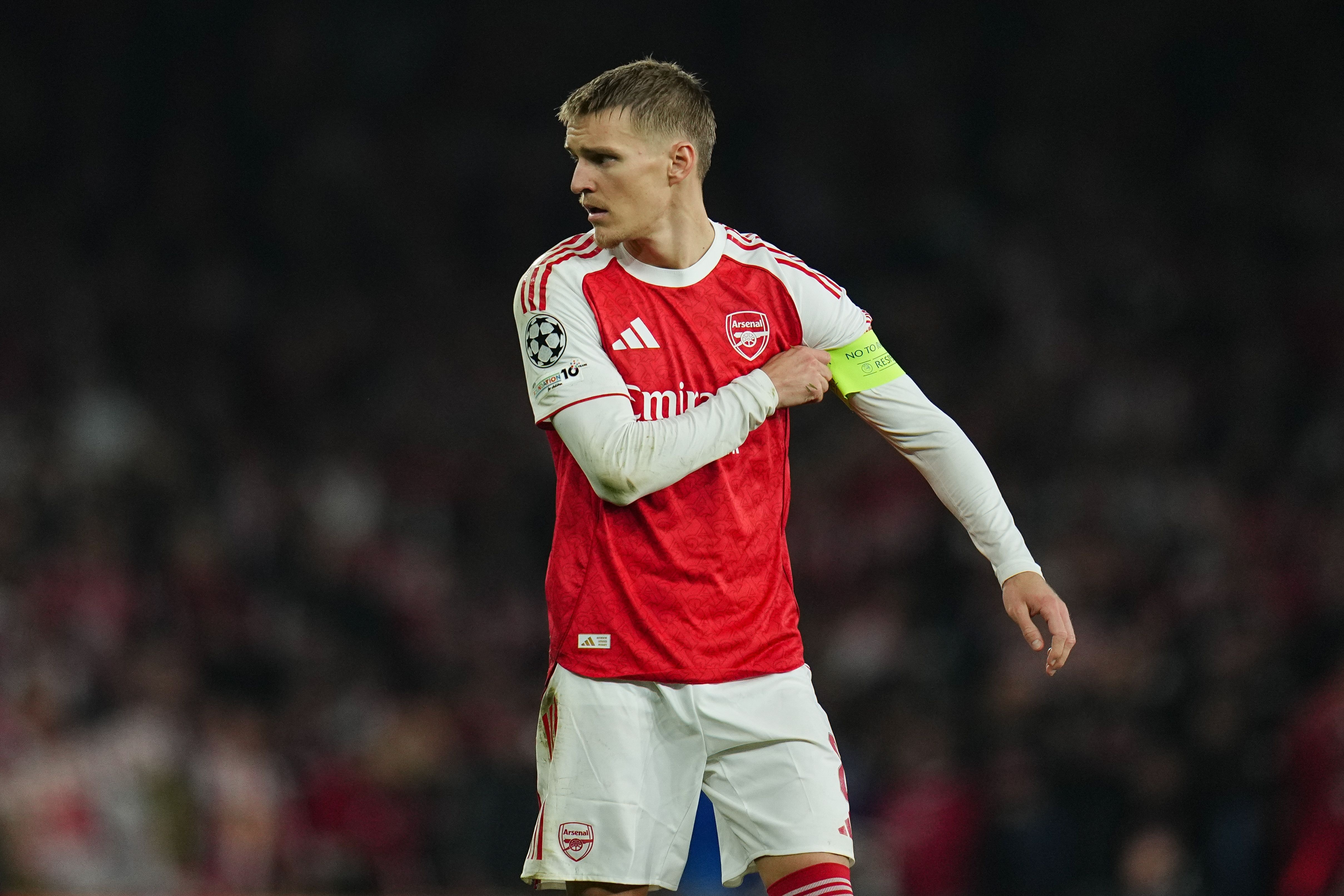 Odegaard Set to Return in North London Derby; Gabriel Likely to Be Absent