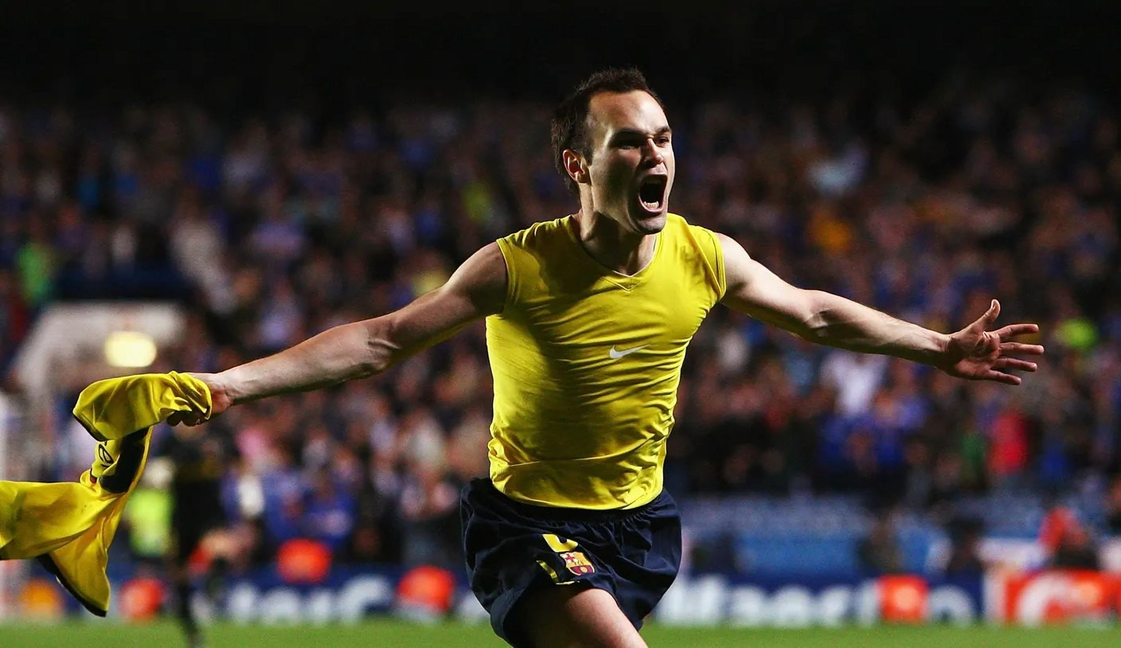 Iniesta, Chelsea  VS  FC Barcelona, Champions League, camel live