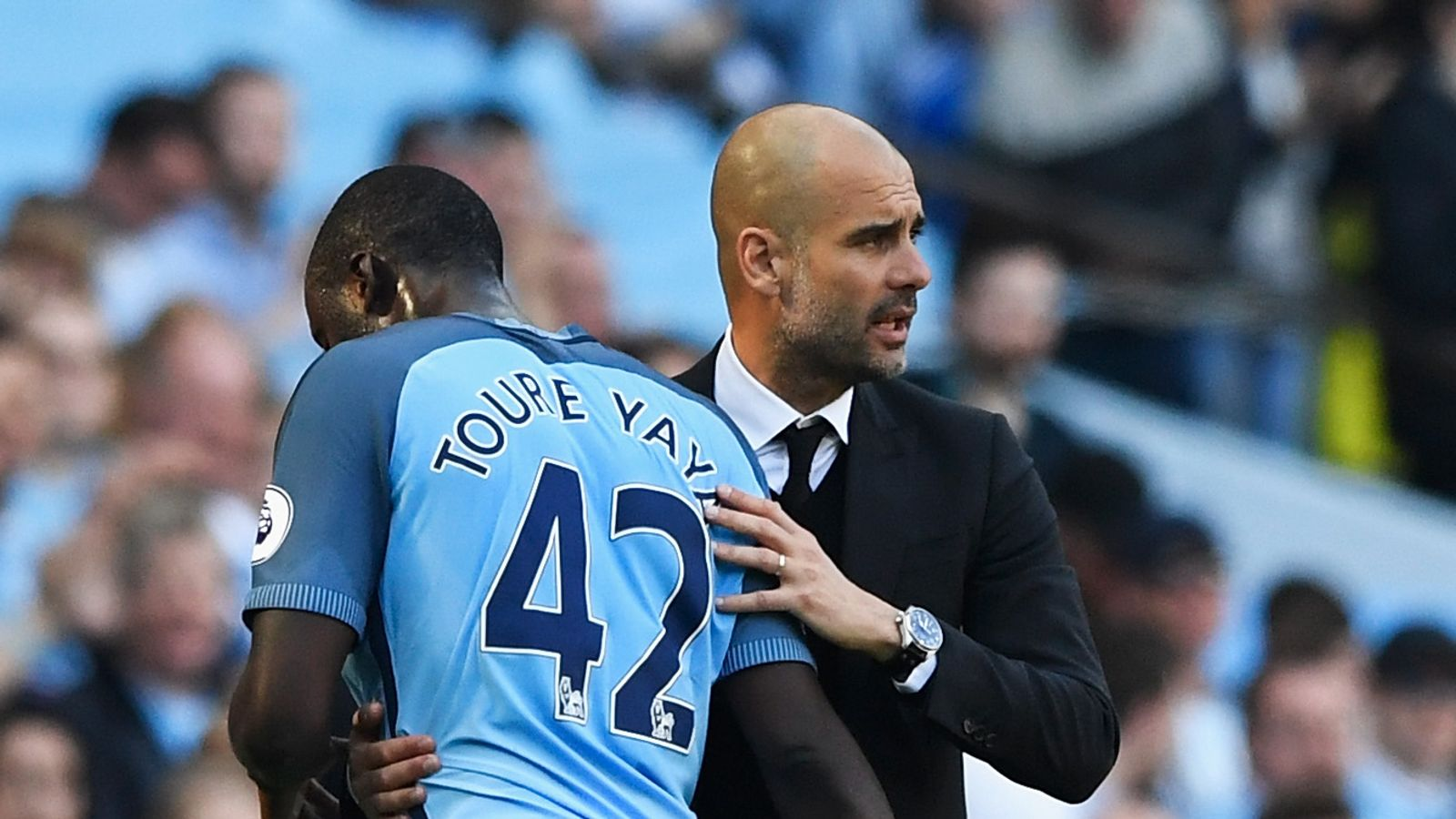 Yaya Touré,Pep Guardiola