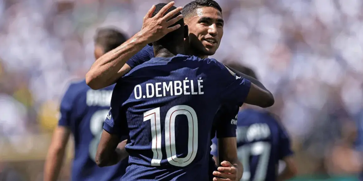 The Best FIFA Men's XI,Dembélé,Mbappé,Achraf,camel.live