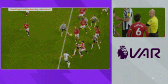 لمس اليد، مانشستر يونايتد، نيوكاسل، ليزاندرو مارتينيز، كاميل لايف