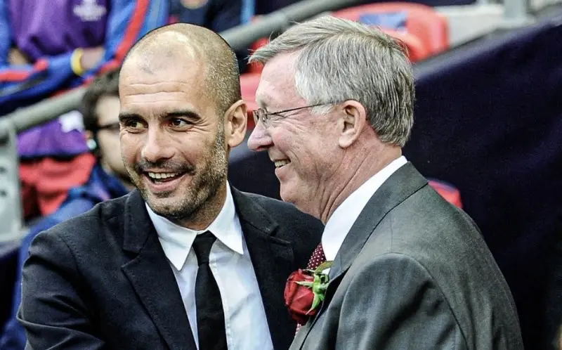 Manchester City,Guardiola,Klopp,Ferguson,camel.live