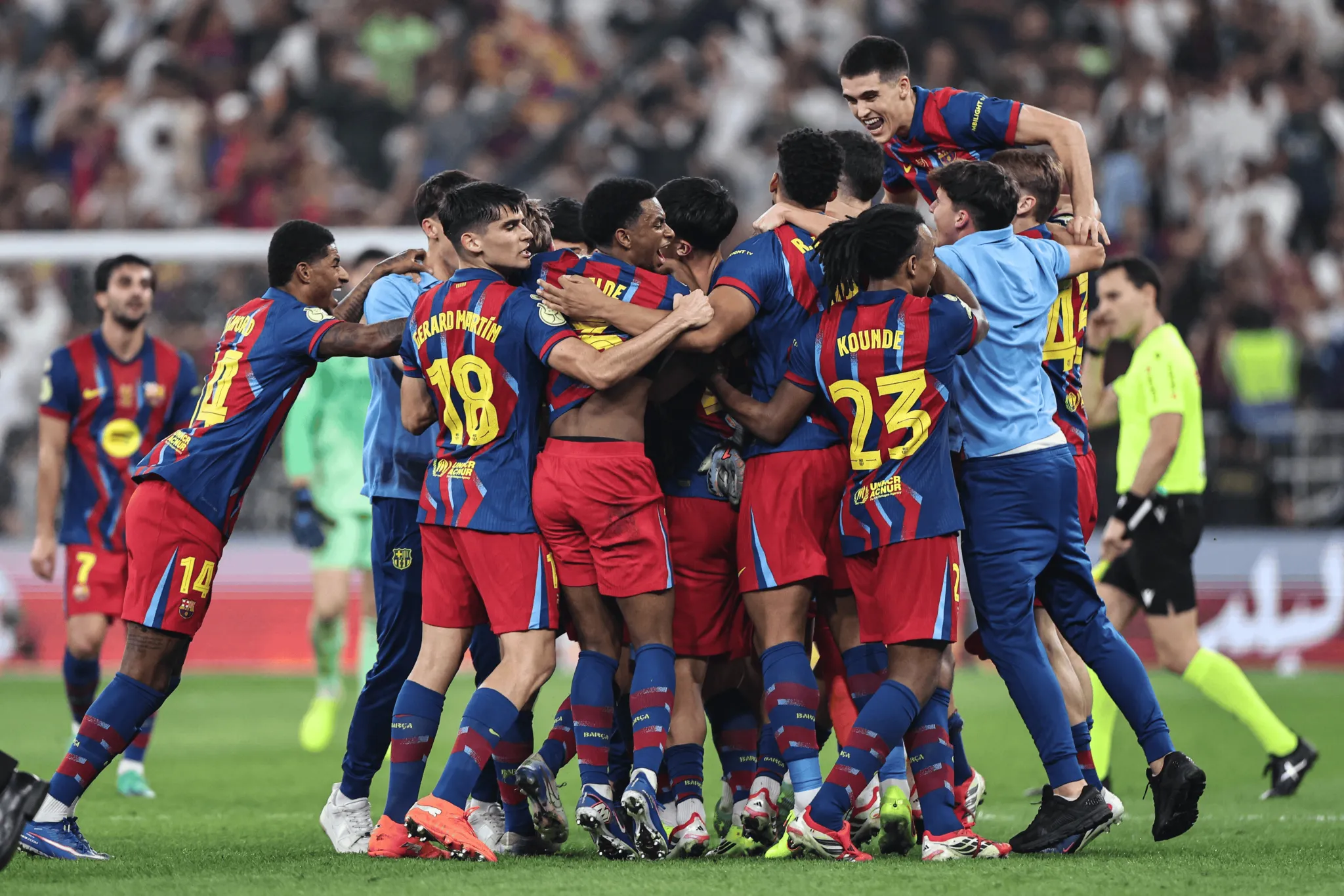 Three Times Beating,Real Madrid,Supercopa de España final,Barcelona,camel.live