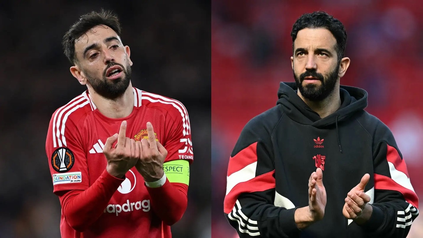 روبن أموريم يؤكد استمرار فيرنانديز ويغلق باب الرحيل للهلال روبن أموريم